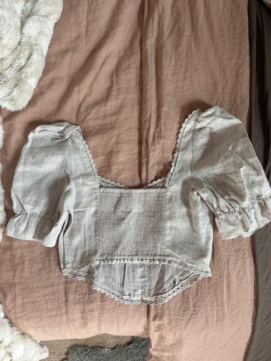 Reformation simmie linen top - Picture 6 of 7